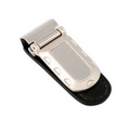 Metal Leather Money Clip Rectangular